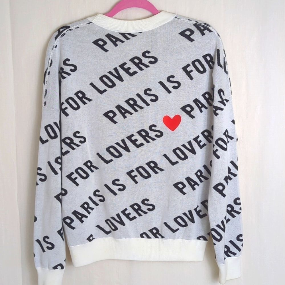 Zadig & Voltaire Sweater Small Paris is for lovers sweater - Picture 5 of 5
